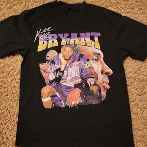 Kobe Bryant Black Graphic T-Shirt Size Medium